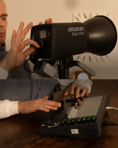 Адаптер amaran Type-C - 5-Pin DMX In & Out Adapter