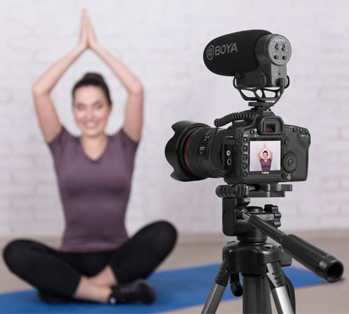 BOYA BY-BM3051S суперкардиоидный конденсаторный микрофон ПУШКА