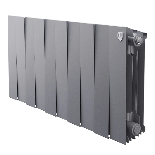 Радиатор биметаллический Royal Thermo PianoForte 300 Серебристый - 10 секц. PianoForte 300