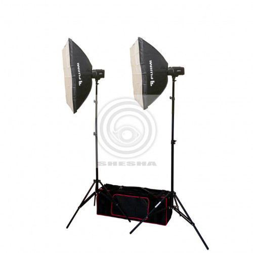 Fujimi FJ SK2150SB Готовый набор для фотостудии 300 Дж (моноблок, софт-бокс, стойка)