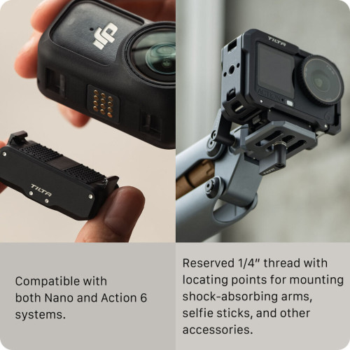 Клетка Tilta Base Kit для DJI Osmo Action 6 Чёрная