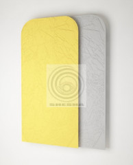 Grifon Фон-чехол 2-в-1, 2B1530-03/13 серый-жёлтый, 150х300см (для фона на пружине 150х200см)