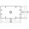 Кронштейн KUPO KS-046 3" BABY WALL PLATE