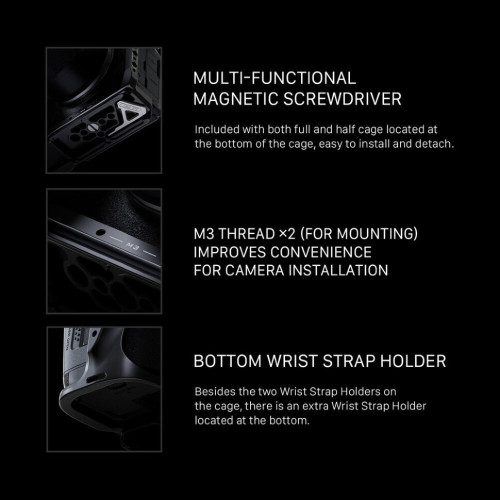 Клетка Tilta Lightweight Kit для Canon R5 Mark II Чёрная