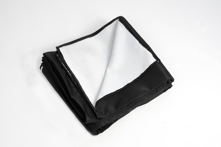 Фон тканевый FST-B33PDS Black/White, двусторонний черно-белый