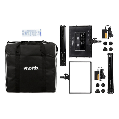 Phottix 81472 Nuada S3a LED Light Twin Kit Set комплект светодиодных осветителей
