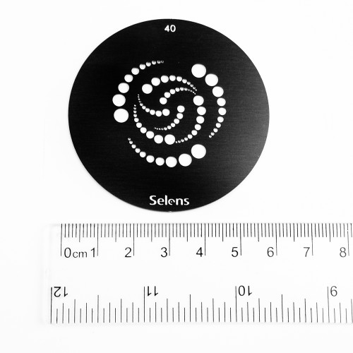 Selens 841730 Gobo-40 маска гобо 40 металлическая 58 мм блинчики