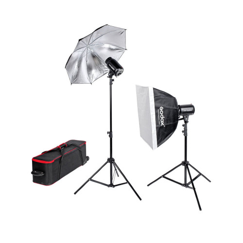Фотозонт Godox UB-002 84cm серебро/черный