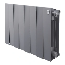 Радиатор биметаллический Royal Thermo PianoForte 300 Серебристый - 8 секц. PianoForte 300
