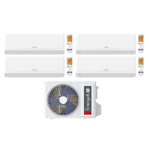 Мульти сплит система на 4 комнаты Energolux ESAM28M2_AR2_DC4 / ESAS07M6_WF_AR2_DC - 4 шт Комплект Nyon