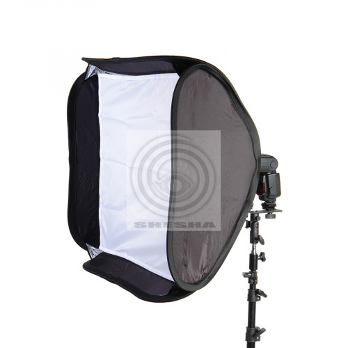 Софтбокс Falcon Eyes EB-060 60x60cm с переходником для накамерных вспышек