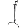 Стойка со штангой KUPO CT-20MKB MASTER C-STAND TURTLE BASE GRIP ARM