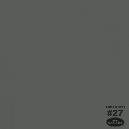 Savage (27-12) Thunder Gray фон бумажный 2,7x11 м темно-серый