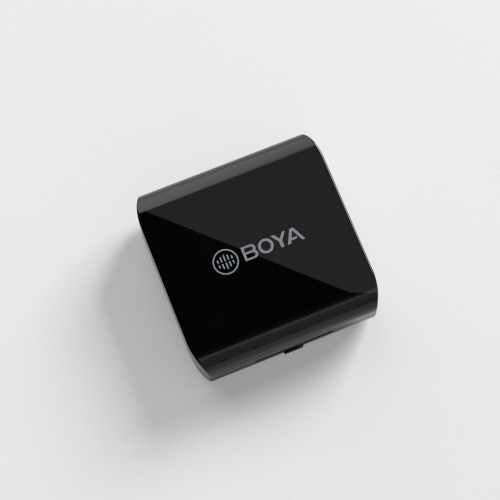 Boya BY-XM6-K1 Компактный беспроводной микрофон с зарядным кейсом (Черный)