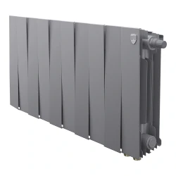 Радиатор биметаллический Royal Thermo PianoForte 300 Серебристый VR80 - 10 секц. Pianoforte 300 VR80