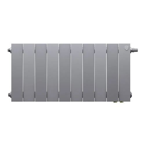 Радиатор биметаллический Royal Thermo PianoForte 300 Серебристый VR80 - 10 секц. Pianoforte 300 VR80