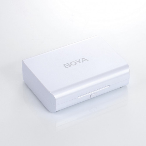 Boya BY-XM6-K1W Компактный беспроводной микрофон с зарядным кейсом (Белый)