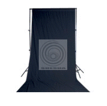 Черный тканевый фон SHESHA 1.5х3м