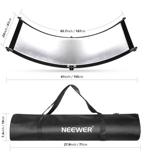 Отражатель - хромакей Neewer 6-в-1 Clamshell Light Reflector Diffuser 155x61см