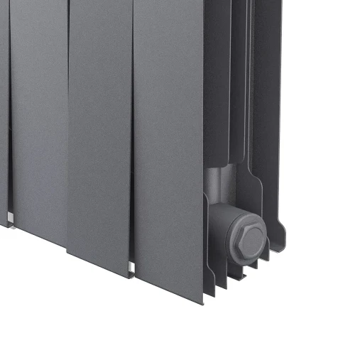Радиатор биметаллический Royal Thermo PianoForte 200 / Silver Satin - 12 секц. PianoForte 200