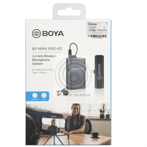 Boya BY-WM4 PRO-K5 Беспроводной микрофон для устройств с разъемом USB Type-C