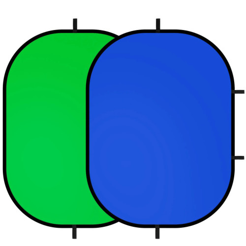 Selens 840816 Polyester Chromakey 150x200 cm blue and green фон 150х200 см зеленый и синий