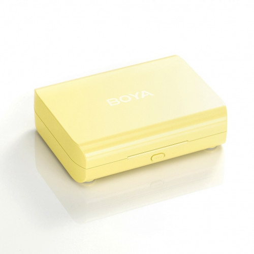 Boya BY-XM6-K1Y Компактный беспроводной микрофон с зарядным кейсом (Желтый)
