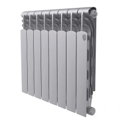 Радиатор биметаллический Royal Thermo Revolution B 500 Серебристый – 8 секц. Revolution B