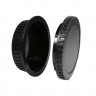 Fotokvant CAP-C-Kit комплект крышка задняя для объектива и байонета камеры для Canon