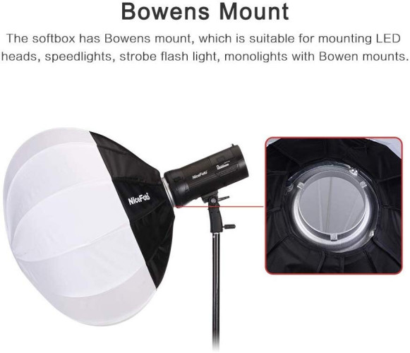 Софтбокс NiceFoto globe softbox Ø85cm