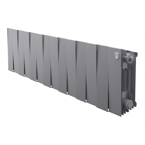 Радиатор биметаллический Royal Thermo PianoForte 200 / Silver Satin - 14 секц. PianoForte 200