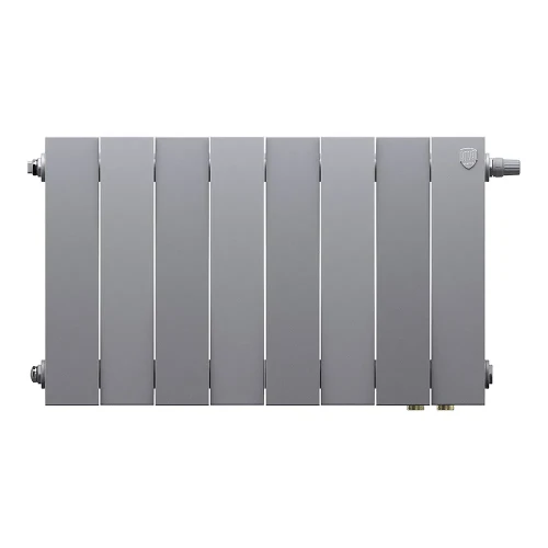 Радиатор биметаллический Royal Thermo PianoForte 300 Серебристый VR80 - 8 секц. Pianoforte 300 VR80
