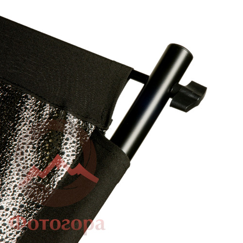 Fotokvant RW-60150S светоотражатель полукруглый серебряный размером 60х150 см на каркасе