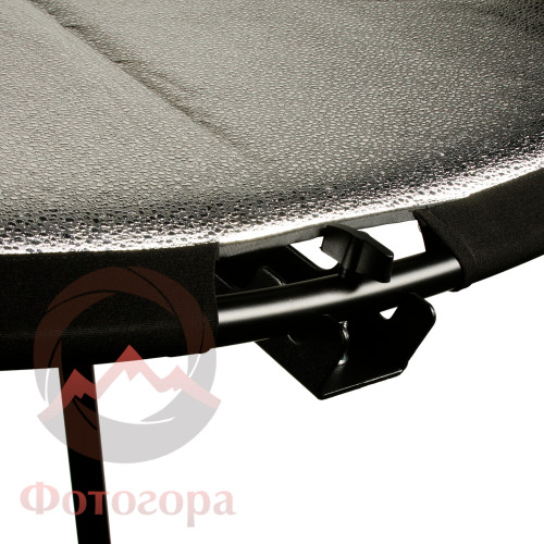 Fotokvant RW-60150S светоотражатель полукруглый серебряный размером 60х150 см на каркасе