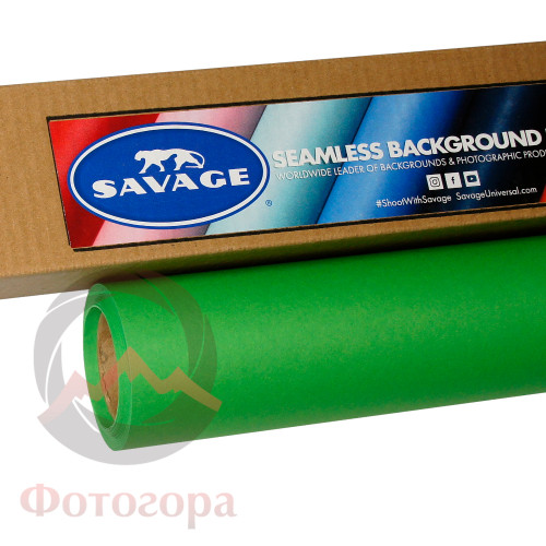 Savage (46-12) Tech Green фон бумажный 2,7x11 м зеленый хромакей
