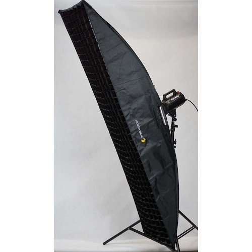Fotokvant SB-30160BW-G стрипбокс 30х160 см с сотами с байонетом Bowens
