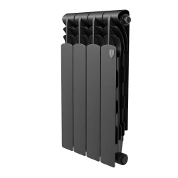 Радиатор биметаллический Royal Thermo Revolution B 500 Чёрный – 4 секц. Revolution B