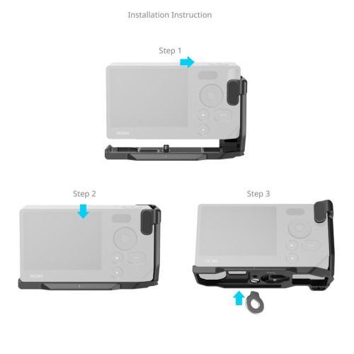Площадка с рукояткой SmallRig 5389 для Sigma BF Чёрная