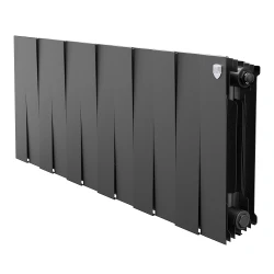 Радиатор биметаллический Royal Thermo PianoForte 300 Чёрный - 12 секц. PianoForte 300