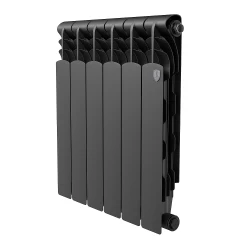 Радиатор биметаллический Royal Thermo Revolution B 500 Чёрный – 6 секц. Revolution B