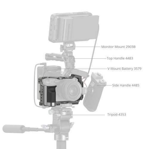 Клетка SmallRig 5198 “HawkLock” QR Kit для Sony A 7C II / 7CR