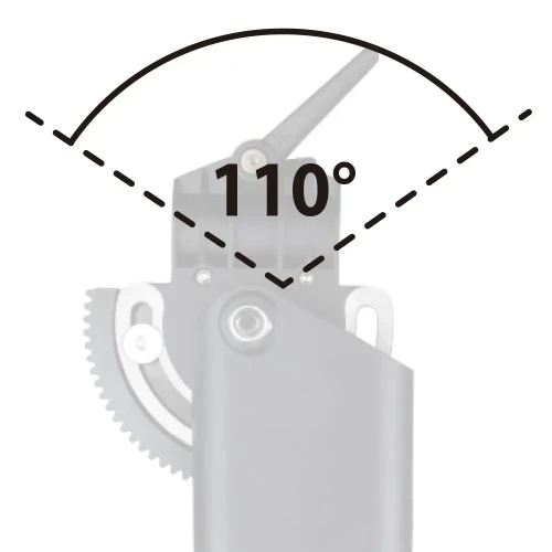 Головка KUPO KCP-646 HEAVY DUTY TILT HEAD W/ CRANK HANDLE наклонная для паразонта