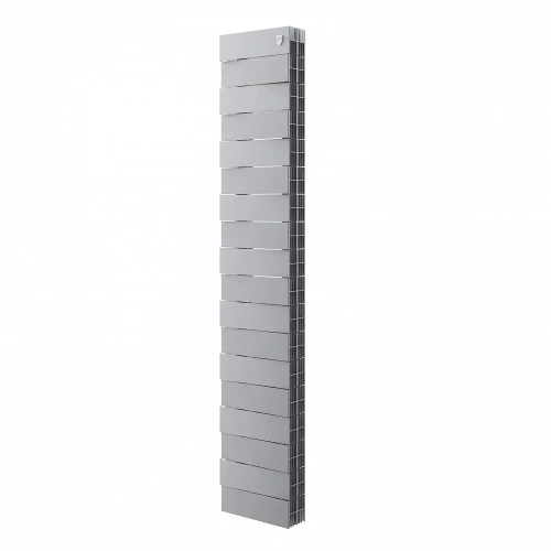 Радиатор биметаллический Royal Thermo PianoForte 200 / Silver Satin - 18 секц. PianoForte 200