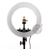 QZSD Q14+186 KIT BLACK кольцевой свет со стойкой черный