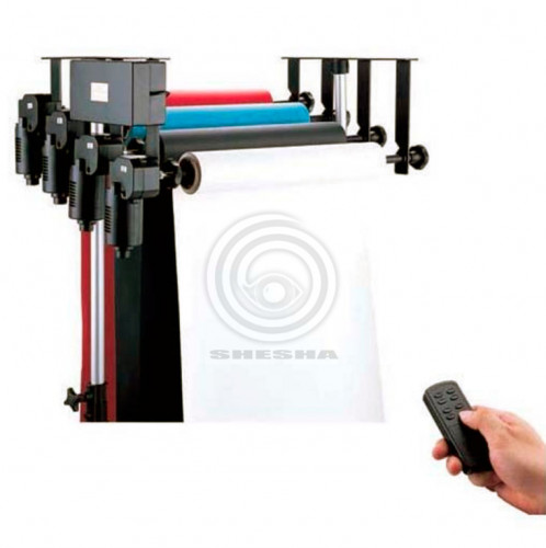 Автоматическая система подъема 4-х фонов на моторчиках с дистанционным пультом управления