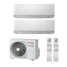 Мульти сплит система на 2 комнаты Toshiba RAS-2M14G3AVG-E / RAS-B07G3KVSG-E - 2 шт. Комплект NEXT SHORAI EDGE