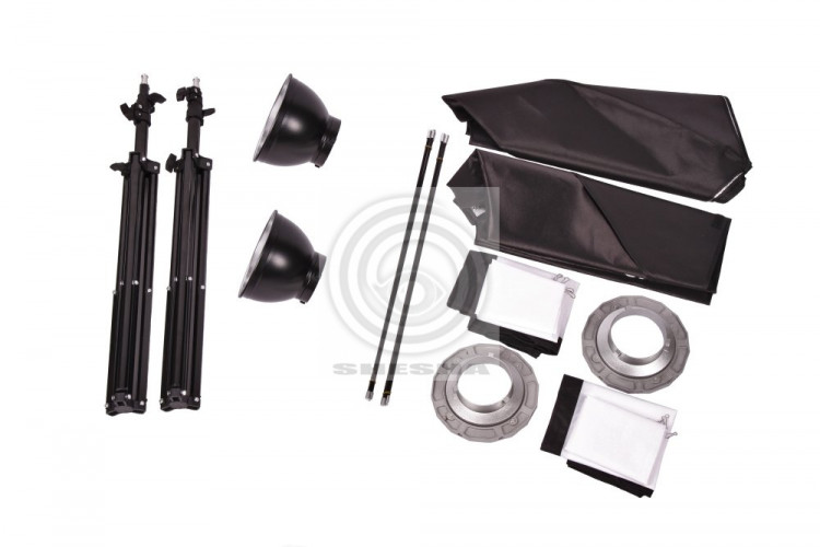 Комплект импульсного света FST F-400 Softbox Kit