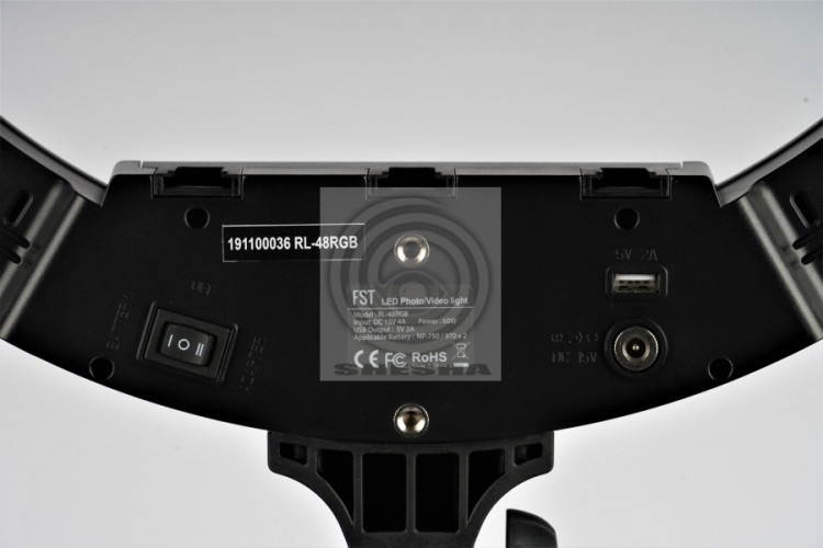 Cветодиодный кольцевой осветитель FST RL-48RGB
