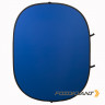 Fotokvant BG-1520 Blue Green фон тканевый складной синий-зеленый хромакей 1.5х2 м