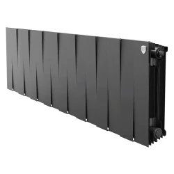 Радиатор биметаллический Royal Thermo PianoForte 300 Чёрный - 16 секц. PianoForte 300